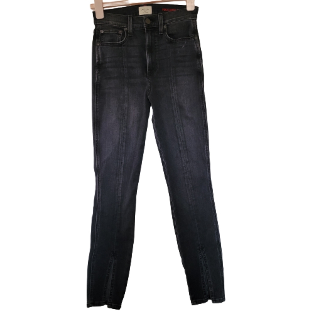 Alice + Olivia Black Ankle Jeans